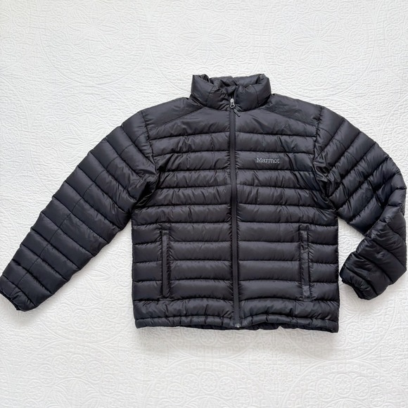 Marmot Men's 700-Fill Down Puffer Jacket Black